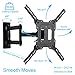HIPPO TV Wall Mount Bracket with Full Motion Swing Out Tilt for Most 32