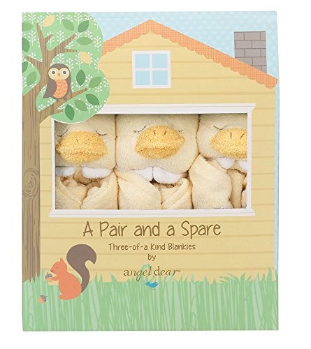 Angel Dear Pair and a Spare 3 Piece Blanket Set, Duck