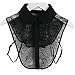 Joyci Christmas New Lady's Lace Hollow Out Half Shirt False Collar Fake (Black)