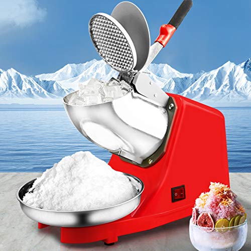 Eiscrusher Electric Ice Shaver Schneekegelmaschine Silber 187lbs/hr for den privaten und gewerblichen Gebrauch… – Bild 6