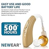 Digital Hearing Amplifier - Personal Hearing Enhancement Sound Amplifier with Extended Over 500hr Battery Life, by MEDca