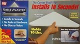 Shelf Master, As Seen on TV, 2 Corner Shelves White