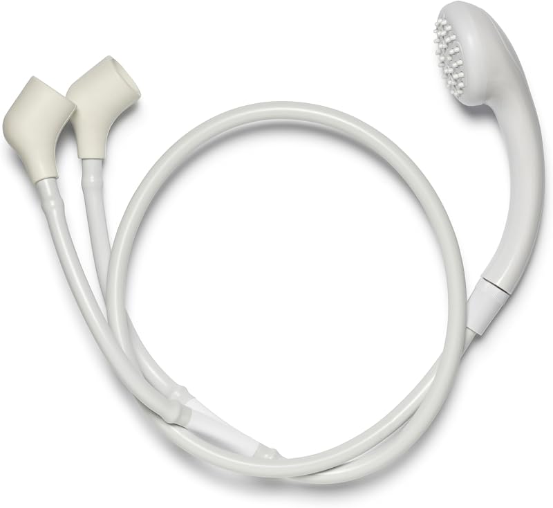 Croydex Secura Shower Head and Hose 1.2m Push On Bath Tap Attachment