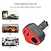 Car Charger, QWOO Quick Charge 3.0 Dual USB Ports + 1-Socket Cigarette Lighter Splitter 4.8A 40W USB Car Charger with Smart-Adaptive Rapid Charging for iPhone, iPad, Samsung, Dash Cam, GPS and More