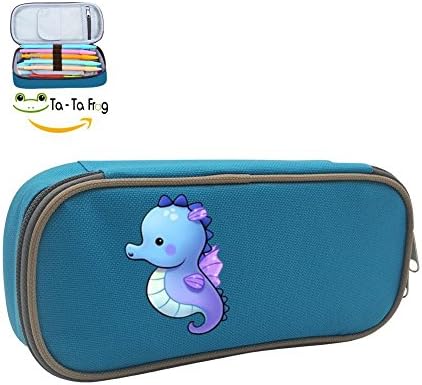 Hippocampus Pencil Bag Storage Organizer Stationery Pen Case