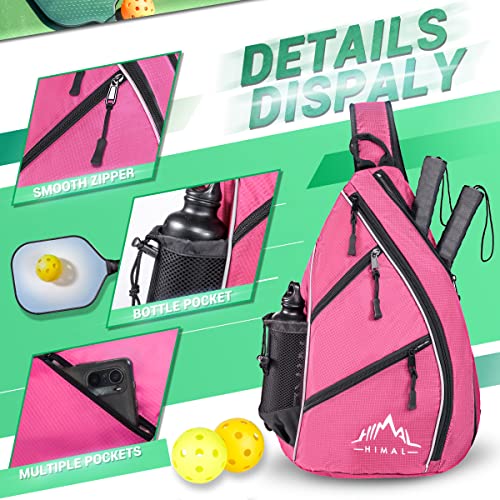 Himal Pickleball BagAdjustable Pickleball,Tennis,Racketball Sling Bag