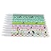 Rbenxia Wholesale Colorful Gel Ink Pen Plastic Cartoon Pin Type Pack of 10pcs (Style 4)
