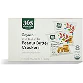 365 by Whole Foods Market, Organic Mini Peanut Butter Sandwich Crackers 8 Count, 1 Ounce