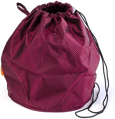 Ruby Red Jewel Small GoKnit Pouch Project Bag w/ Loop & Drawstring