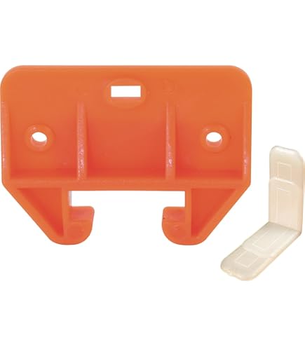 Prime-Line Nylon White Track Guide For 5/16 In. X 1-1/8 In. Track...