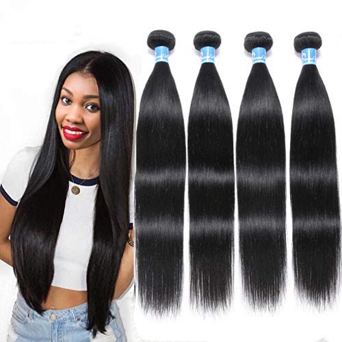 Peruvian Hair 4 Bundles 10a Virgin Unprocessed Straight Human