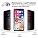 HD Privacy Screen Protector for Apple iPhone Xs Max, Updated Version 6.5 inches, Anti-Spy Tempered Glass Film, 2-Pack
