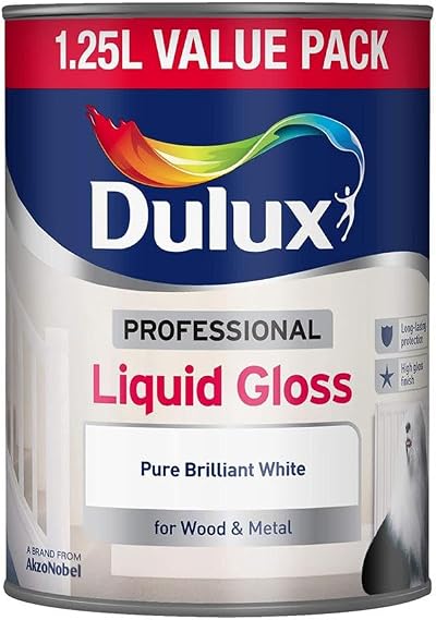 Dulux 1.25L Professional Liquid Gloss White Dulux Brand