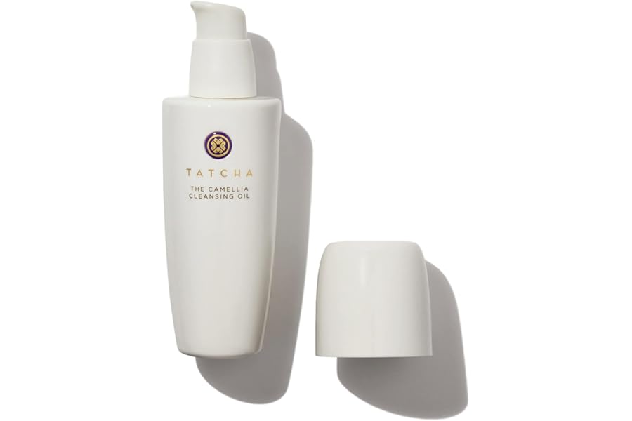 TATCHA Pure One Step Camellia Cleansing Oil | 2 in 1 Makeup Remover Oil & Face Wash | 150 ml / 5.1 oz