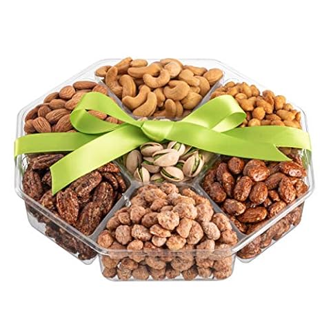 Gift christmas basket colorado lg Holiday Nuts Gift Basket – Extra Large 2LB – Sweet & Salty Dry Roasted