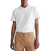 Calvin Klein Mens Smooth Cotton Solid V-Neck T-Shirt