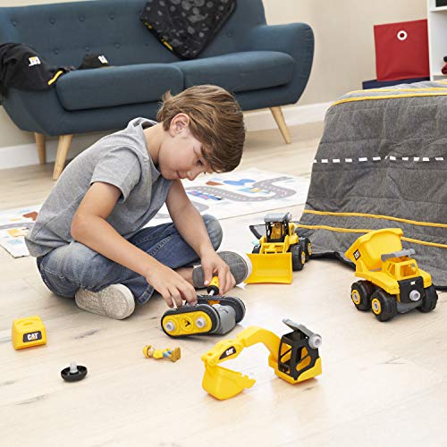 Funrise Caterpillar CAT Construction Build Your Own Junior Crew