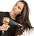 ADVANCED INFRARED CERAMIC HAIR DRYER - Professional Ionic Blow Dryer with Long-Life Salon A/C Motor, 3 Temps - Very Hot, Hot, Cool AND Instant Cool Shot Button, 1900W 8’ Cord, Velvet Pouch