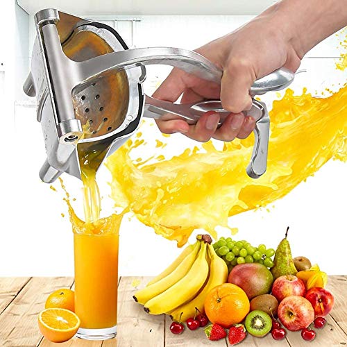 Lukzer Stainless Steel Manual Fruit Press Juicer Alloy Fruit Hand