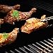 ekSel Grill Oven BBQ Mats & Baking Sheet Cooking Liner Woven Fiberglass Reusable Non Stick 1 Black & 1 Beige; Set of 2