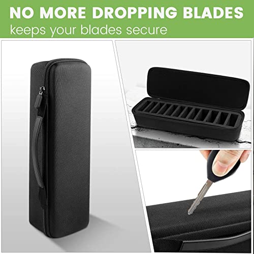 Grooming Clipper Blade Case, 12 Slots Storage Holder Organizer Compatible with Osterl Clipper