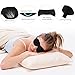 Sleep Mask, Feagar 2 Pack Eyeshade with 1 Pair Ear Plugs for Men and women/3D Contoured Night Blindfold Eye Cover for REM Sleeping, Travel, Shift Work, Naps, Camping