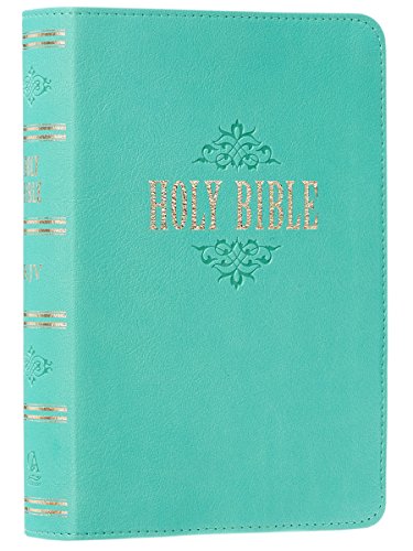 Holy Bible: KJV Large Print Compact Edition: Aqua