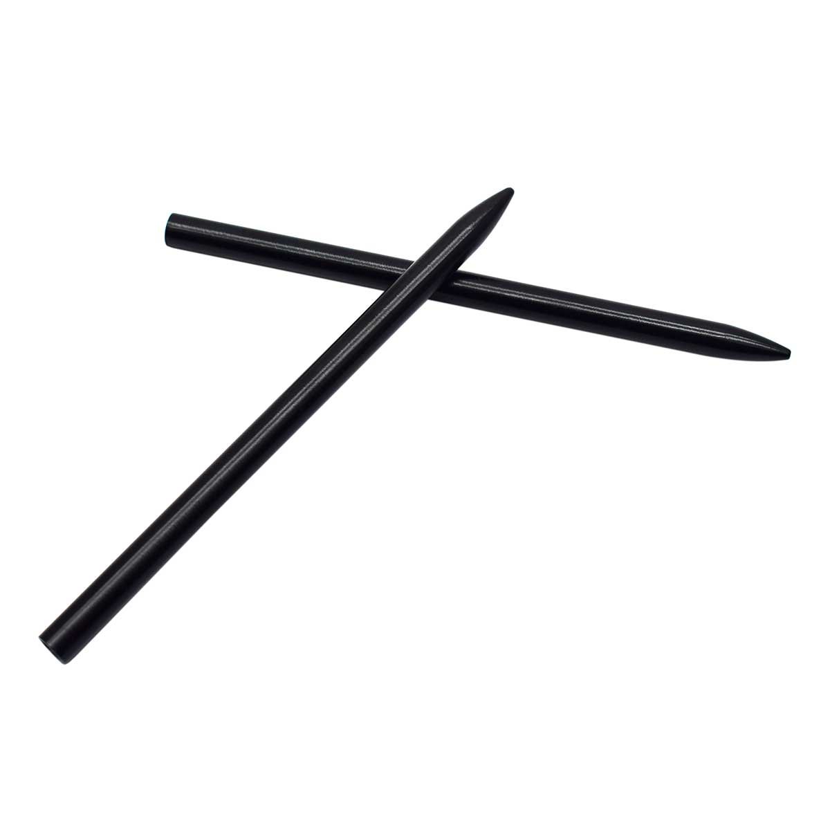 2 Pack Aluminum Paracord Needles Fids 88.5mm Lacing Needle for 550 Paracord Bracelet Rope (Black)