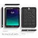 Poetic TurtleSkin Galaxy Tab S3 9.7 Rugged Case with Heavy Duty Protection Silicone and Sound-Amplification Feature for Samsung Galaxy Tab S3 9.7 Black