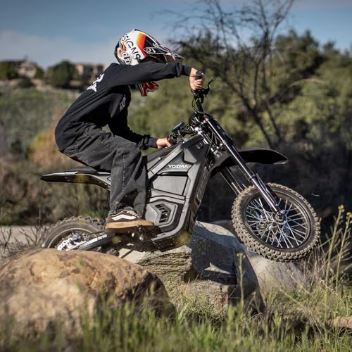 Yozma IN10 Electric Dirt Bike, 2600W 64.4km/h Electric Motorcycle with 48V/23AH Battery Ebike, Full Hydraulic Brakes and Suspensions Mountain Off-Road E Dirt Bike