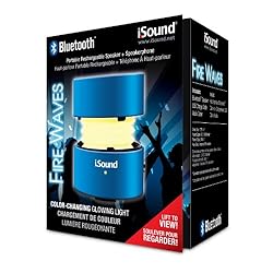 iSound Fire Waves Bluetooth Speaker with microphone