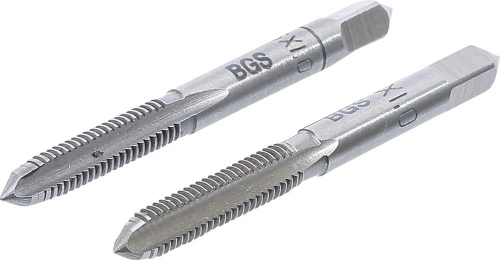 BGS 1900-M6X1.0-B Tap Set Starter and Plug Tap M6 x 1.0 2 pcs