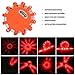 Road Flares, Emergency Flares, LED Flares, LED Emergency Weatherproof Flares By H&H Supplies - Superior Brightness, Professional Grade, Added Hook And Magnet, FIVE Different Lighting Modes
