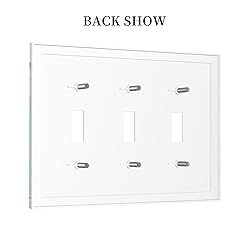 USA Map 3 Gang Triple Toggle Light Switch Wall