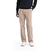 Dockers Mens Relaxed Fit Signature Khaki Lux Cotton Stretch Pants - Pleated