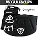 Steel Sweat Weight Lifting Belt - Nylon 6-inch Firm & Comfortable Back Support, Best for Workouts at The Gym, Weightlifting or Crossfit. Easily Adjustable MAXE Black XL