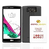 LG G4 Battery Case, ZeroLemon LG G4 8500mAh TriCell Extended Battery + Soft TPU Full Edge Protection Case (Compatible with all LG G4 variants) (4897010519648)