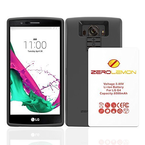 LG G4 Battery Case, ZeroLemon LG G4 8500mAh TriCell Extended Battery + Soft TPU Full Edge Protection Case (Compatible with All LG G4 variants) (4897010519648) LG G4 Battery Case, ZeroLemon LG G4 8500mAh TriCell Extended Battery + Soft TPU Full Edge Protection Case (Compatible with All LG G4 variants) (4897010519648)