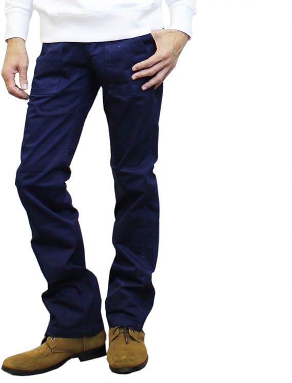 Amazon ジョンブル Johnbull ユーティリティー パンツ メンズ M ネイビー ロングパンツ 通販