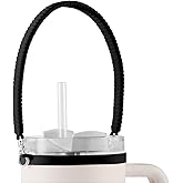 PEUTIER Water Bottle Handle Attachment for Stanley, Silicone Water Bottle Strap Portable Water Bottle Sling, Accessories for Most 8-40oz Cups