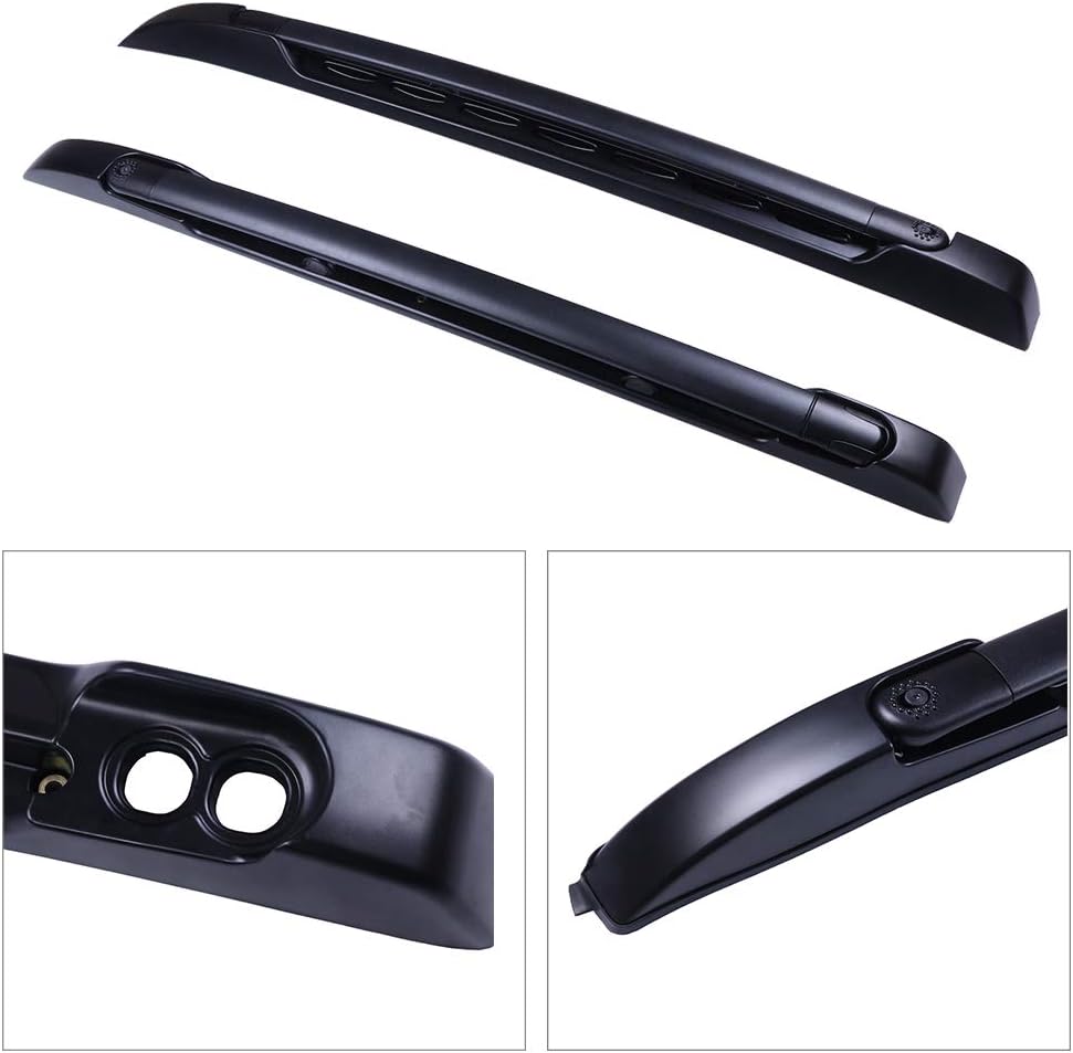 Aintier 2Pcs Aluminum Cross Bar Roof Rack Roof for Toyota Tacoma Double Cab 2005-2021Top Rail Rack Crossbar Luggage Cargo Carrier Roof Rack Set