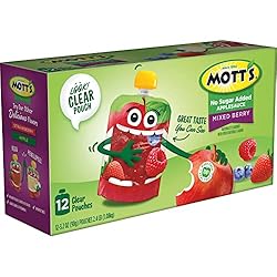 Mott's No Sugar Added Mixed Berry Applesauce, 3.2