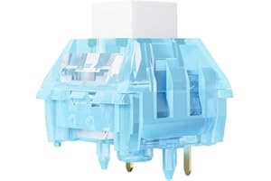 GENERIC Kailh Arctic Fox Switch Clicky Mechanical Switch Clickies Alternative to Box Jade Box Navy for Mechanical Gaming Keyboard, 5-Pin Switches (35 Pcs)