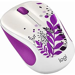 Logitech M325c – Mouse wireless per scorrimento Web, colore: Viola (Ricondizionato)