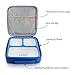 PackTOGO Leakproof Bento Lunch Box Container Set w/ Insulated Lunch Bag for Adults (Blue)