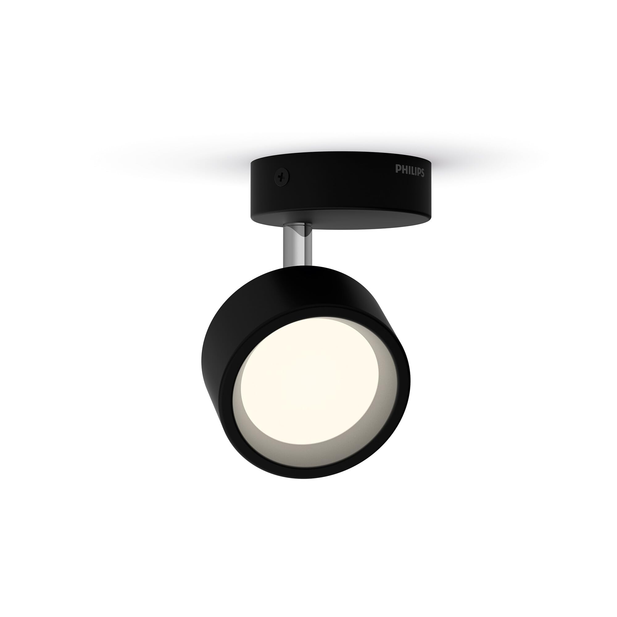 Philips LED Bracia Spot 1x5.5W Warm White 2700k [5.5W - Black] For Indoor Home Lighting, Living Room, Study, Office — image 1