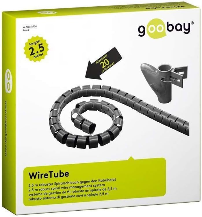 Goobay 51924 WireTube, Black, 1 item - Image 4