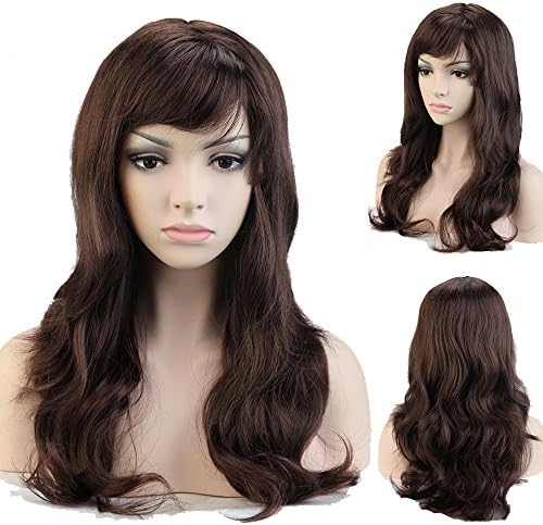 Sygrand(TM) Cosplay Wig 19" Curly Mix Brown Auburn Women Party Wigs Synthetic TW051