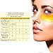 Gold Under Eye Treatment Patches  with  Hyaluronic Acid,  12 set -  Anti-Aging Collagen Masks   for Women with  Vitamin C  for  Dark Circles, Puffiness, Wrinkles, Eye Bags  -  Revitalizing, Soothing