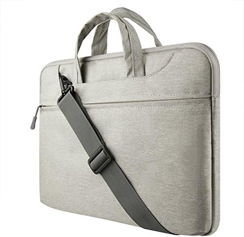 14 - 15.6 Inch Laptop Sleeve Case Protective Bag for 15" MacBook Pro, Ultrabook Notebook Carrying Case Handbag for 14" 15" ASUS Acer Lenovo Dell HP Toshiba Chromebook Computers Grey